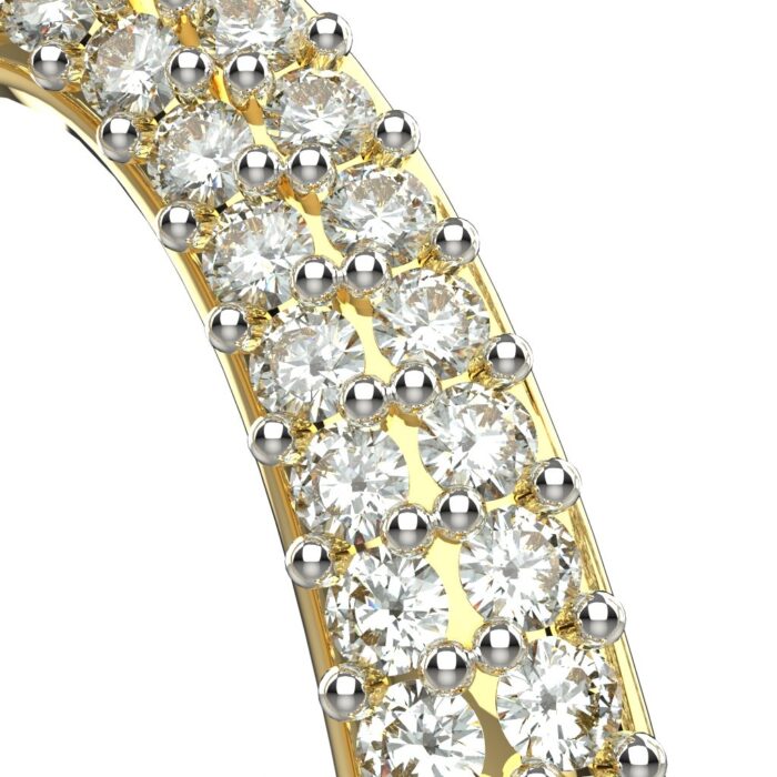 Avarta 18k Cosmic Moissanite Earring For Girls & Women - Image 4
