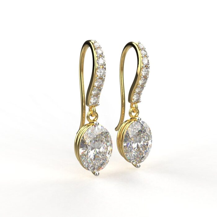 Avarta Jewellery Mystic Gold Drop Earrings - Image 5