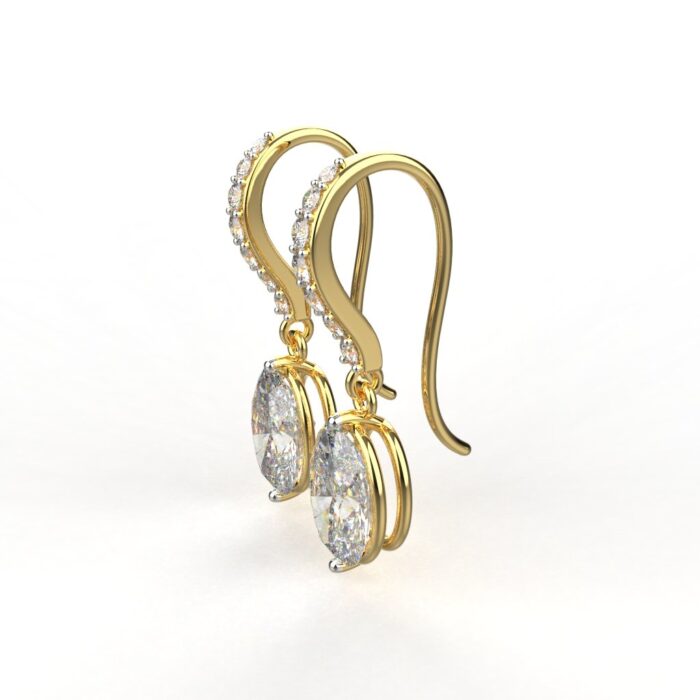 Avarta Jewellery Mystic Gold Drop Earrings - Image 3
