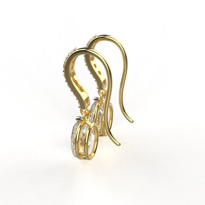Avarta Jewellery Mystic Gold Drop Earrings - Image 4
