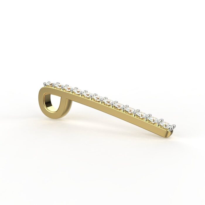 Avarta Jewellery 18k Gold Diamond Pendant With IJ-SI Certified Diamonds For Girls & Women - Image 2