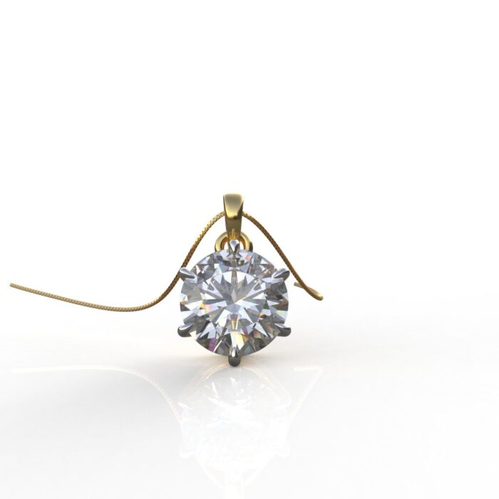 Avarta Jewellery Sterling Silver Solitaire Pendant For Girls & Women - Image 3