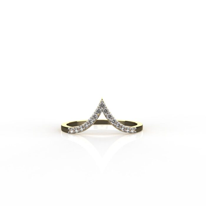Avarta Jewellery 18K Gold Diamond Stackable Eternity Ring - Image 2