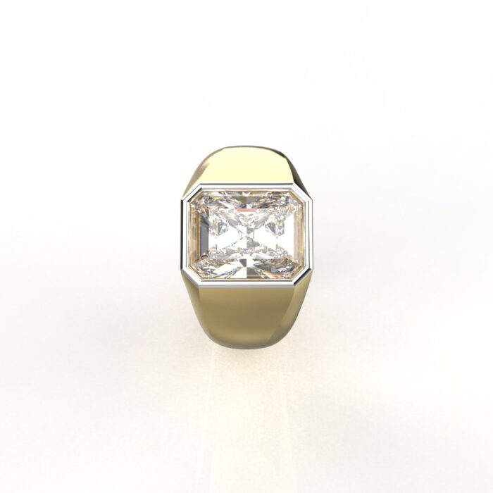 Avarta Jewellery Sterling 925 Silver 2 Carat Solitaire Ring for Men - Image 4