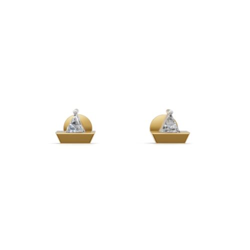 Boat Diamond Earrings for Kids