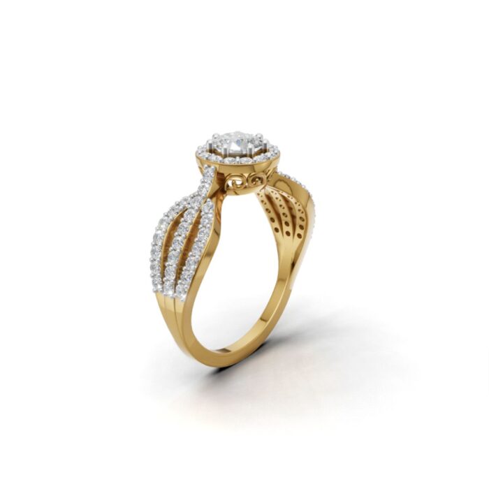 Avarta Glamour Gold Lab Diamond Ring - Image 3