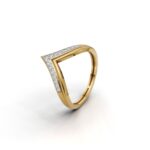Avarta Shimmering Gold Lab Diamond Ring