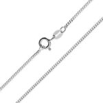 Avarta Sterling Silver Boxed Chain 1.5 MM Thin 17 Inch