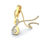Avarta Jewellery Infinity Pendant With Lab Grown Diamond