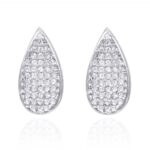 Avarta Jewellery 925 Sterling Silver Stud Earring With Cubic Zirconia For Women & Girls