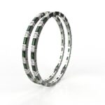 Avarta Jewellery Sterling Silver Gemstone Bangle