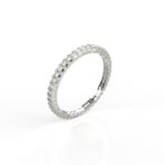 Avarta Jewellery 92.5 Sterling Silver 17.00 Carat Moisannite Bangle