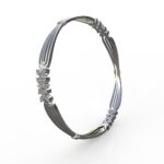 Avarta Jewellery Sterling Silver Wire Design Bangle – Elegant Handcrafted Silver Bracelet for Women