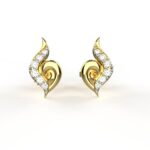 Avarta Jewellery 18k Gold & Certified Diamond Studs Earring For Girls & Women