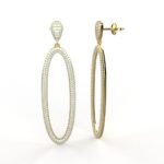 Avarta 18k Cosmic Moissanite Earring For Girls & Women