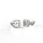 Avarta Jewellery White Gold 1 Carat Solitaire Earrings