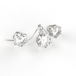 Avarta Jewellery Sterling Silver 2 Carat Solitaire Pendant Set