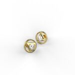 Avarta Jewellery 18K Gold Alluring 80 Cents Solitaire Studs Earring