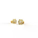 Avarta 18K Gold Diamond Studs Earrings For Girls & Women