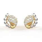 Avarta Jewellery 18K Hallmarked Gold Certified Diamond Stud Earrings