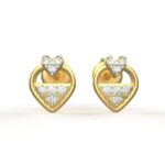 Avarta Jewellery 18K Hallmarked Gold Studs Earrings With Certified Diamonds For Kids, Girls & Women
