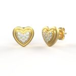 Avarta Jewellery 18K Hallmarked Gold Certified Diamond Stud Earring For Kids, Girls & Women