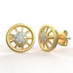 Avarta Jewellery 18K Hallmarked Gold Certified Diamond Studs Earring For Kids, Girls & Women