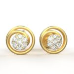 Avarta Jewellery 18K Hallmarked Gold Certified Diamond Studs Earring For Kids, Girls & Women