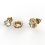 Avarta Jewellery 18k Gold Jacket Earrings Girls & Women