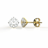 Avarta Jewellery Gold 1 Carat Each Unisex Solitaire Studs