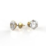 Avarta Jewellery 18k Gold 2.50 Carat Solitaire Stud Earrings