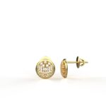 Avarta 18k Gold Swarovski Stud Earrings