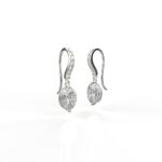 Avarta Jewellery Sterling Silver Oval Dangler Earrings