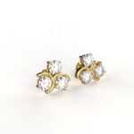 Avarta Jewellery Tri Star Lab Diamond Earrings