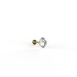 Avarta 18k Gold 1 Carat Moissanite Nose Studs