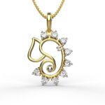 Avarta 18k Ganesh Pendant for Kids, Girls & Women