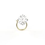 Avarta Jewellery 14k Gold 1 Carat Moissanite Nosepin