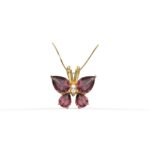 Avarta Jewellery 18k Gold & Certified Diamonds Natural Ruby Pendant For Girls & Women
