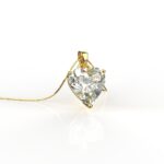 Avarta Jewellery Sterling Silver Solitaire Heart Pendant For Girls & Women