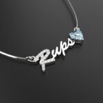 Avarta Jewellery Sterling Silver Name Pendant With Chain