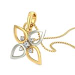 Avarta 18k Gold Diamond Flower Pendant