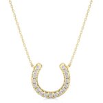 Avarta Jewellery 18k Gold Horseshoe Diamond Pendant