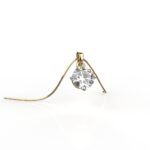 Avarta Jewellery 14k BIS Hallmarked Gold 1 Carat Solitaire Pendant For Girls & Women