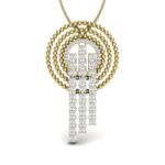 Avarta Jewellery Falling Lines Lab Grown Diamond Pendant