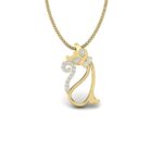 Avarta Jewellery Mystic Cat Lab Grown Diamond Pendant