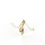 Avarta Jewellery 18k Gold Dazzling Pendant For Girls & Women