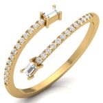 Avarta Jewellery 18K Gold Diamond Resizable Ring