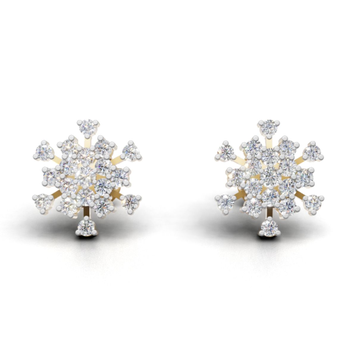 Mystique Stud Earrings With Lab Diamonds