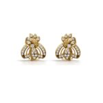 Shop Avarta Mystic Traditional Gold Earrings with Lab-Created Diamonds – Ethnic Glamour for Modern Women