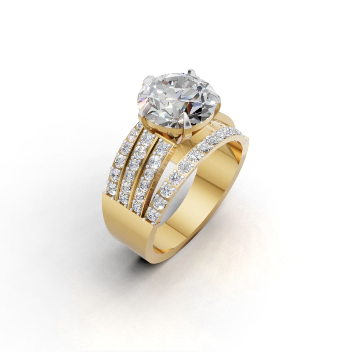 3 Carat Solitaire Diamond Ring